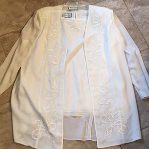 3 piece Ivory Mother of the Bride outfit